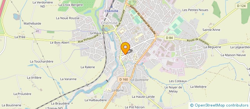 localisation de l'entreprise MADAME MARIE FRIOUX  CHEMILLE-EN-ANJOU