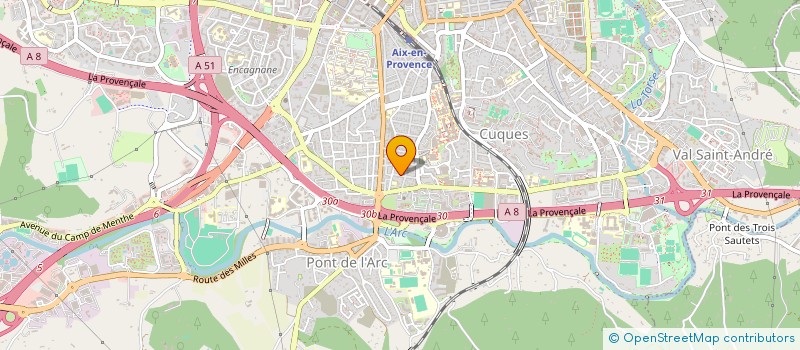 localisation de l'entreprise MADAME MARIE FRISONI  AIX-EN-PROVENCE