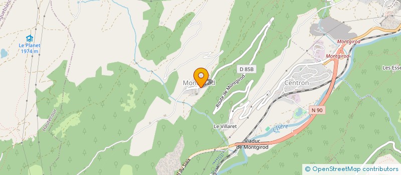 localisation de l'entreprise MADAME MARIE FROMAGET  AIME-LA-PLAGNE