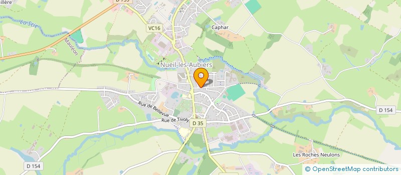 localisation de l'entreprise MADAME MARIE FRUNEAU à NUEIL-LES-AUBIERS