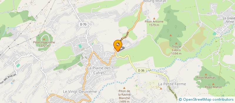 localisation de l'entreprise MADAME MARIE FUMONDE  LE TAMPON