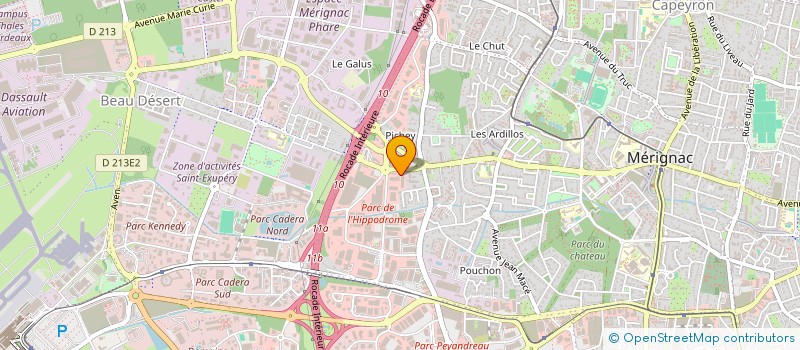 localisation de l'entreprise MADAME MARIE FURLANETTO  MERIGNAC