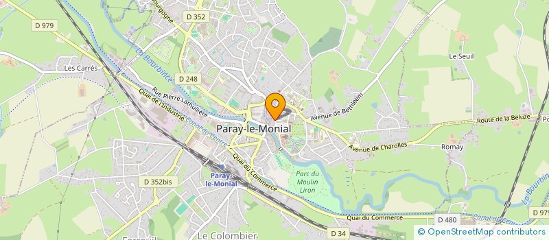 localisation de l'entreprise MADAME MARIE FURTIN à PARAY-LE-MONIAL