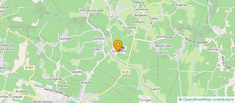 localisation de l'entreprise MADAME MARIE GABAS  LANSAC