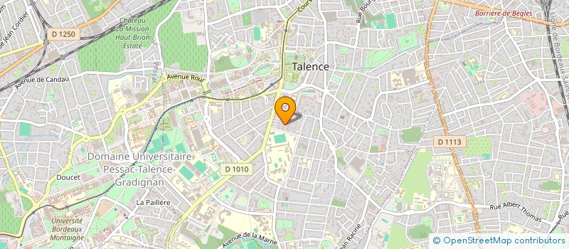 localisation de l'entreprise MADAME MARIE GABILONDO  TALENCE