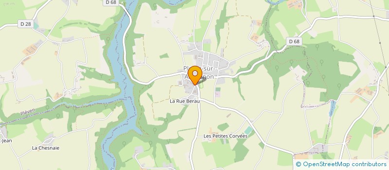 localisation de l'entreprise MADAME MARIE GABOREL à LANGUENAN