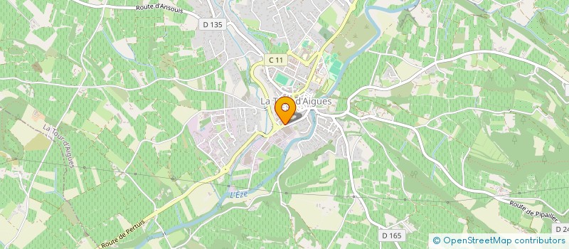 localisation de l'entreprise MADAME MARIE GABRIEL  LA TOUR D'AIGUES