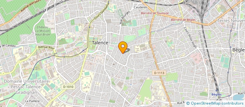 localisation de l'entreprise MADAME MARIE-GABRIELLE ARNOUIL  TALENCE