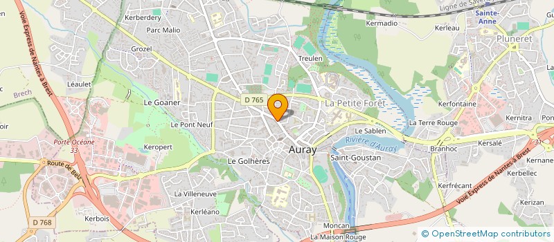 localisation de l'entreprise MADAME MARIE-GABRIELLE BIAYS à AURAY
