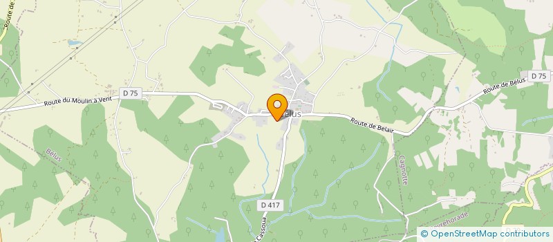 localisation de l'entreprise MADAME MARIE-GABRIELLE DARRIGRAND  BELUS