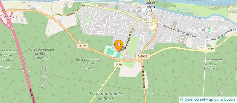 localisation de l'entreprise MADAME MARIE-GABRIELLE DELVILLE  PONT-DE-L'ARCHE