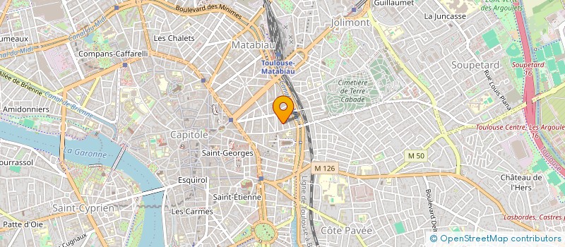 localisation de l'entreprise MADAME MARIE GABRIELLE LACOSTE  TOULOUSE