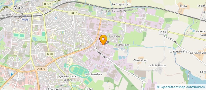 localisation de l'entreprise MADAME MARIE-GABRIELLE LAURENT à VITRE