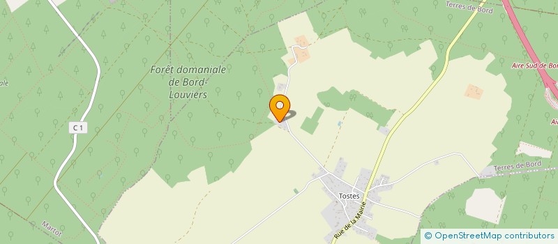 localisation de l'entreprise MADAME MARIE-GABRIELLE MALHERBE  LES DAMPS