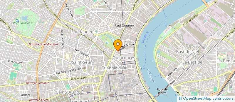 localisation de l'entreprise MADAME MARIE-GABRIELLE MASSIE  BORDEAUX