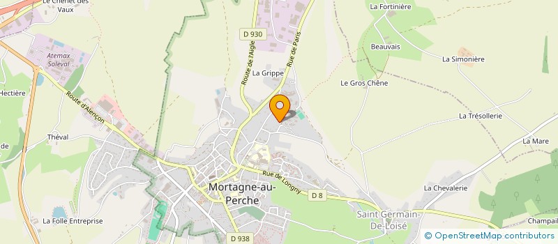 localisation de l'entreprise MADAME MARIE GABRYEL à MORTAGNE-AU-PERCHE