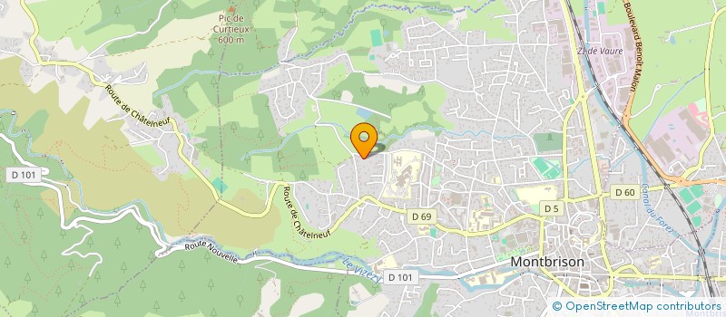 localisation de l'entreprise MADAME MARIE GACHET  MONTBRISON