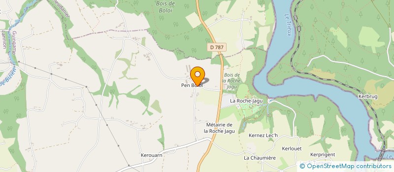 localisation de l'entreprise MADAME MARIE-GAELLE CASSET  PLOEZAL