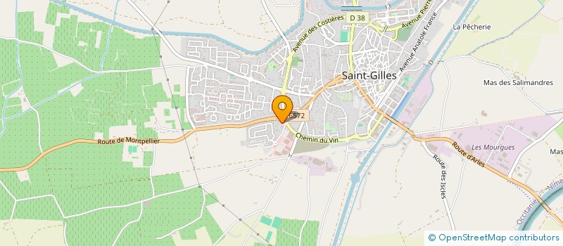 localisation de l'entreprise MADAME MARIE GAELLE PALERMO  SAINT-GILLES