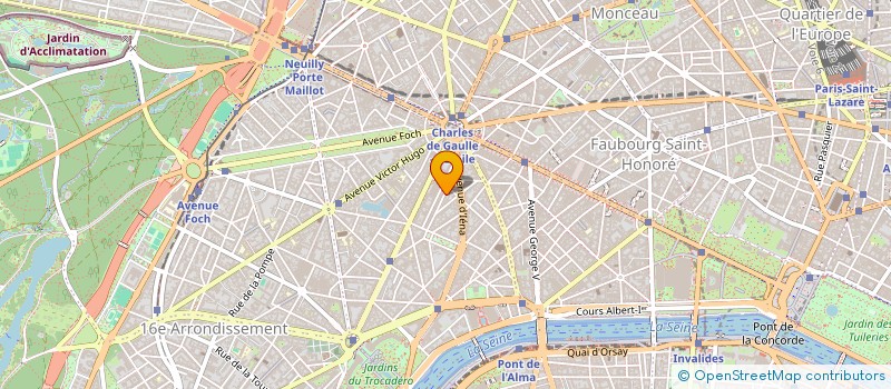 localisation de l'entreprise MADAME MARIE GAGNAIRE  PARIS