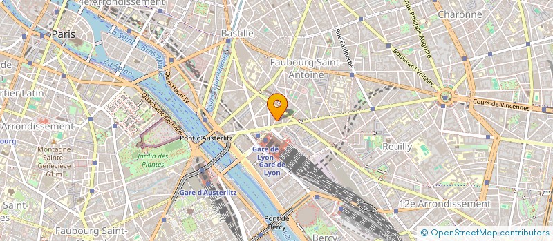 localisation de l'entreprise MADAME MARIE GAGUECH  PARIS