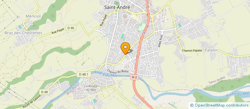 localisation de l'entreprise MADAME MARIE GAILLAC à SAINT-ANDRE