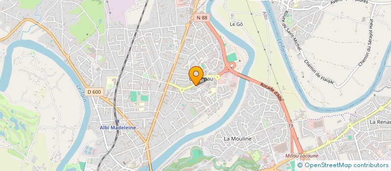 localisation de l'entreprise MADAME MARIE GAILLARD à ALBI