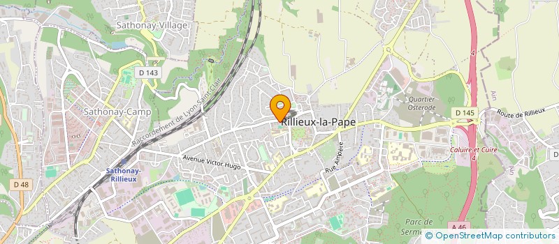 localisation de l'entreprise MADAME MARIE GAILLARD  RILLIEUX-LA-PAPE