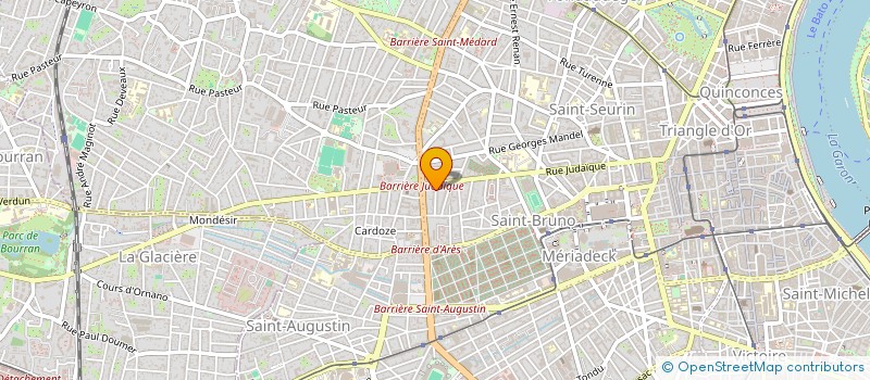 localisation de l'entreprise MADAME MARIE GAILLARD  BORDEAUX