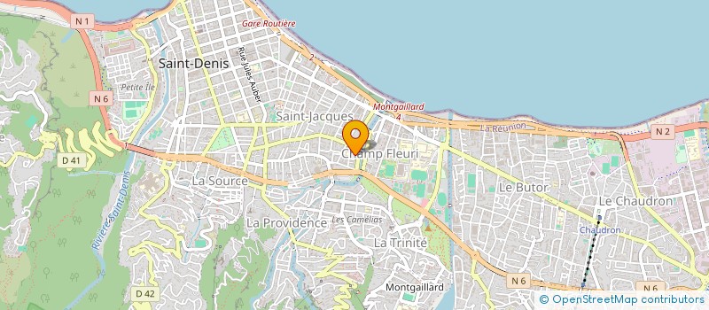 localisation de l'entreprise MADAME MARIE GAJAHI SOUDAHOME à SAINT-DENIS