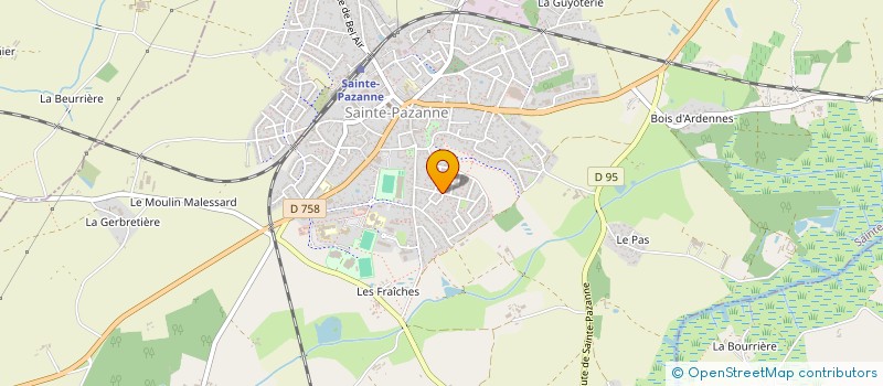 localisation de l'entreprise MADAME MARIE GAJDZINSKI à SAINTE-PAZANNE