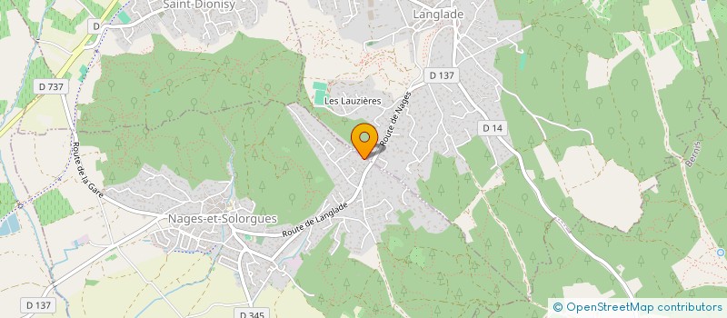 localisation de l'entreprise MADAME MARIE GAL  NAGES-ET-SOLORGUES