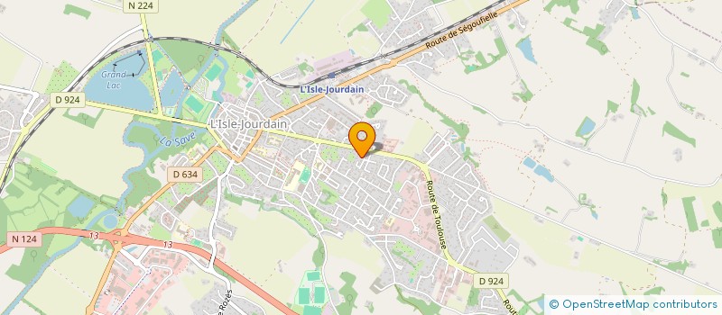 localisation de l'entreprise MADAME MARIE GALIBERT  L'ISLE-JOURDAIN