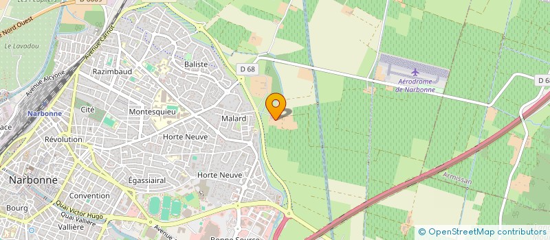 localisation de l'entreprise MADAME MARIE GALINDO  NARBONNE