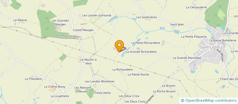 localisation de l'entreprise MADAME MARIE GALLARD  CHEMILLE-EN-ANJOU