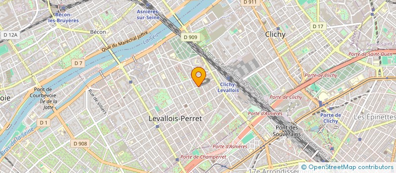 localisation de l'entreprise MADAME MARIE GALLAY à LEVALLOIS-PERRET