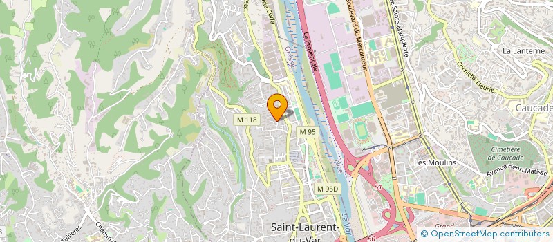 localisation de l'entreprise MADAME MARIE GALLEAN  SAINT-LAURENT-DU-VAR