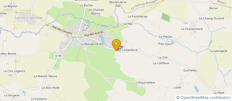 localisation de l'entreprise MADAME MARIE GALLET à COESMES