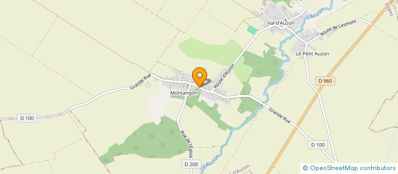 localisation de l'entreprise MADAME MARIE GALLET  VAL D'AUZON