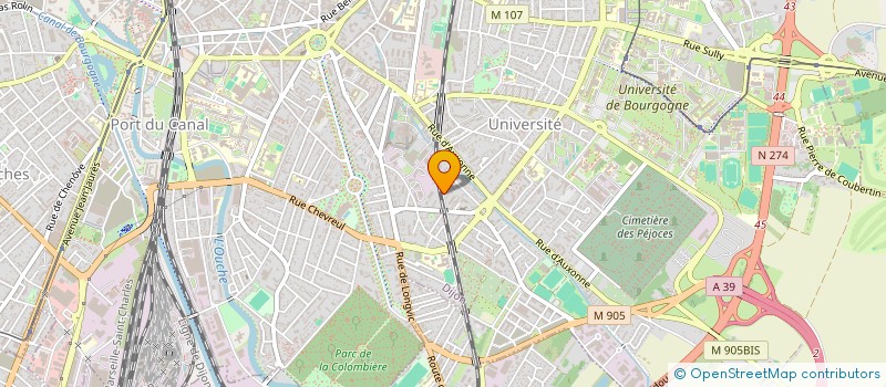 localisation de l'entreprise MADAME MARIE GALLO à DIJON