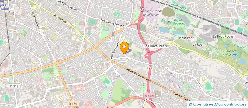 localisation de l'entreprise MADAME MARIE GALLON à ANGERS