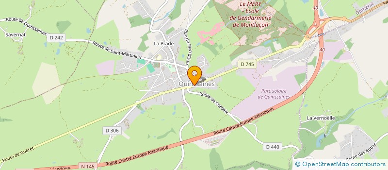 localisation de l'entreprise MADAME MARIE GAMBARD à QUINSSAINES