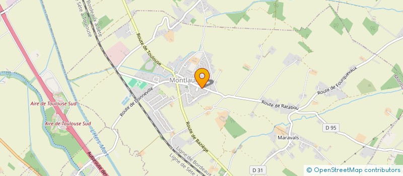 localisation de l'entreprise MADAME MARIE GAMBERO  MONTLAUR