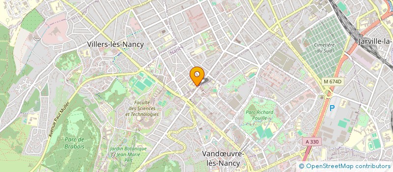 localisation de l'entreprise MADAME MARIE GAMBLIN  NANCY