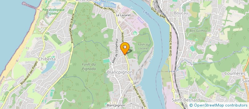 localisation de l'entreprise MADAME MARIE GAMIETA à ANGLET