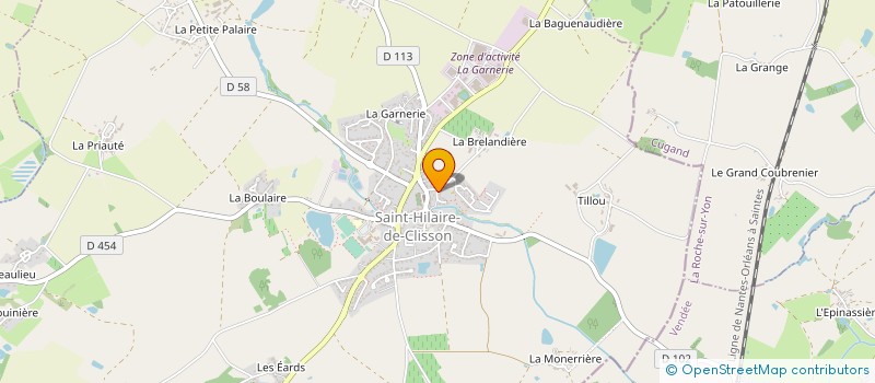 localisation de l'entreprise MADAME MARIE GANACHAUD à SAINT-HILAIRE-DE-CLISSON