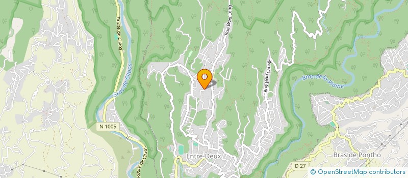 localisation de l'entreprise MADAME MARIE-GANDIDA TANJAMA  ENTRE-DEUX