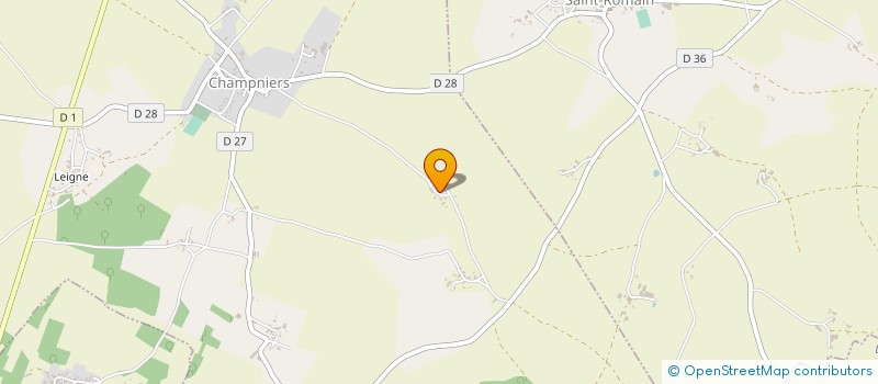 localisation de l'entreprise MADAME MARIE GANDOIS  CHAMPNIERS