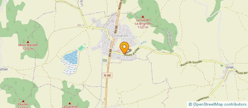 localisation de l'entreprise MADAME MARIE GANDON  LAFARRE