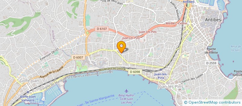 localisation de l'entreprise MADAME MARIE GANGEMI  ANTIBES